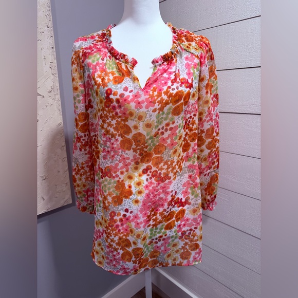 Charter Club Tops - Charter Club Multicolor Floral Blouse